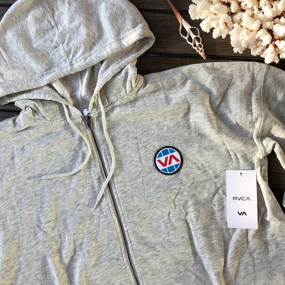 🌴🔆RVCA- FONTANA ZIP UP HOODIE SWEATSHIRT🔆🌴 - Picture 5 of 14